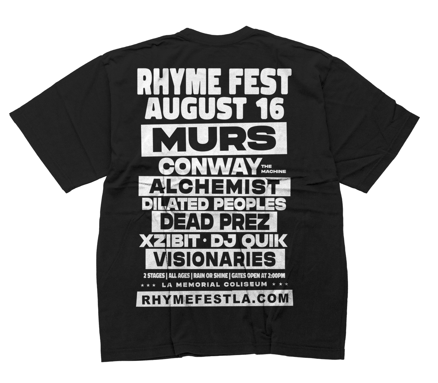 Rhyme Fest  Street Poster Tee (Murs addition)