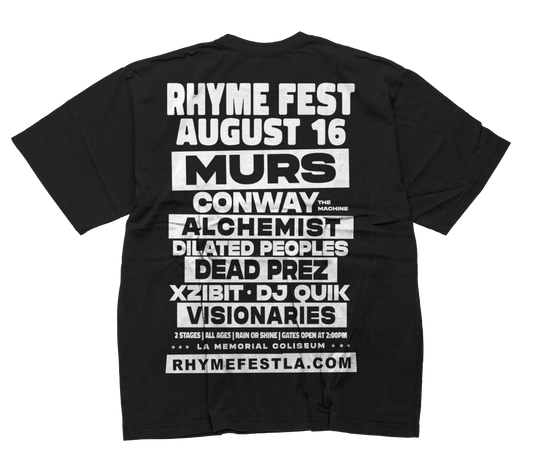 Rhyme Fest  Street Poster Tee (Murs addition)