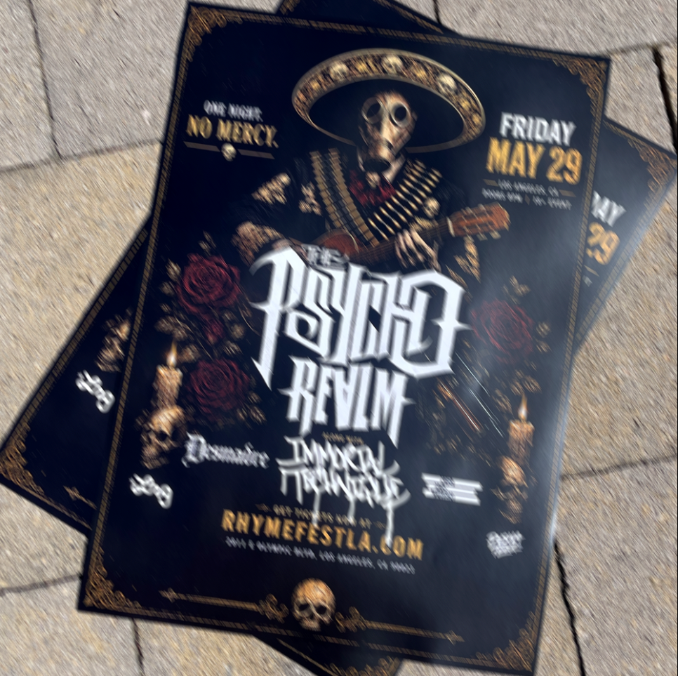 "NO MERCY" 13x18" Concert Poster