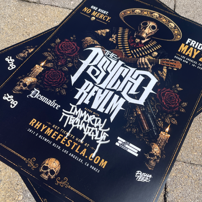 "NO MERCY" 13x18" Concert Poster